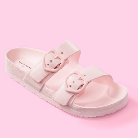 Stoney Clover Lane Shoes - NEW Stoney Clover Lane x Target Light Pink Slide Sandals, Size 8